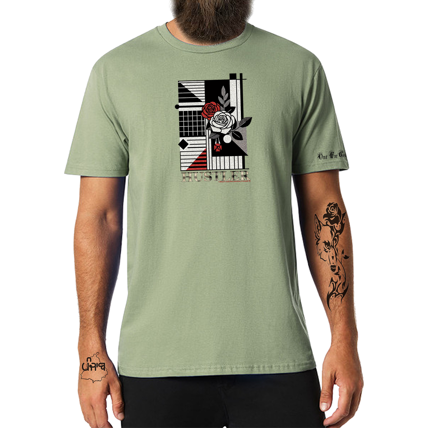 Hustler Tee : Grow Your Grind | Green