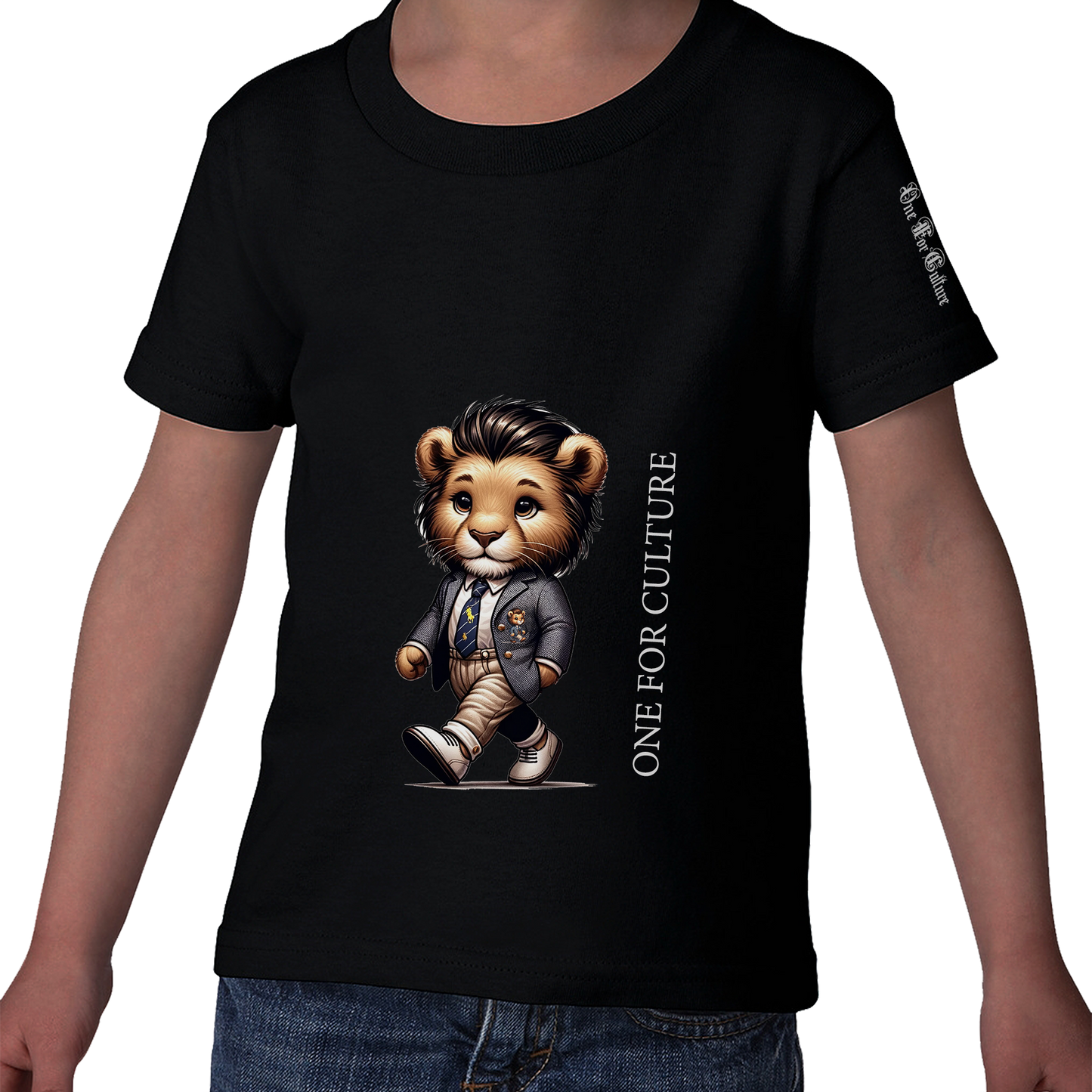 Lionheart Kids T-shirt in Black