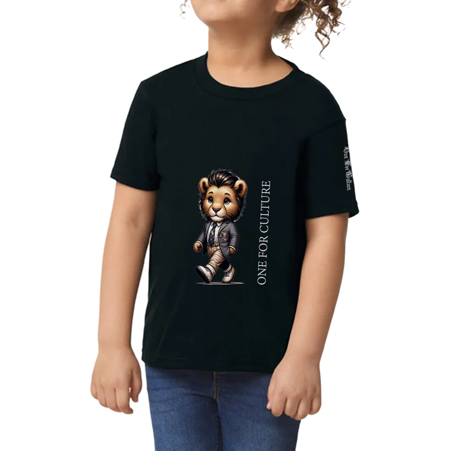 Lionheart Kids T-shirt in Black