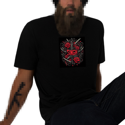 Rebellion & Roses : SINGH T-Shirt | Dare to Be Different, Dare to Bloom