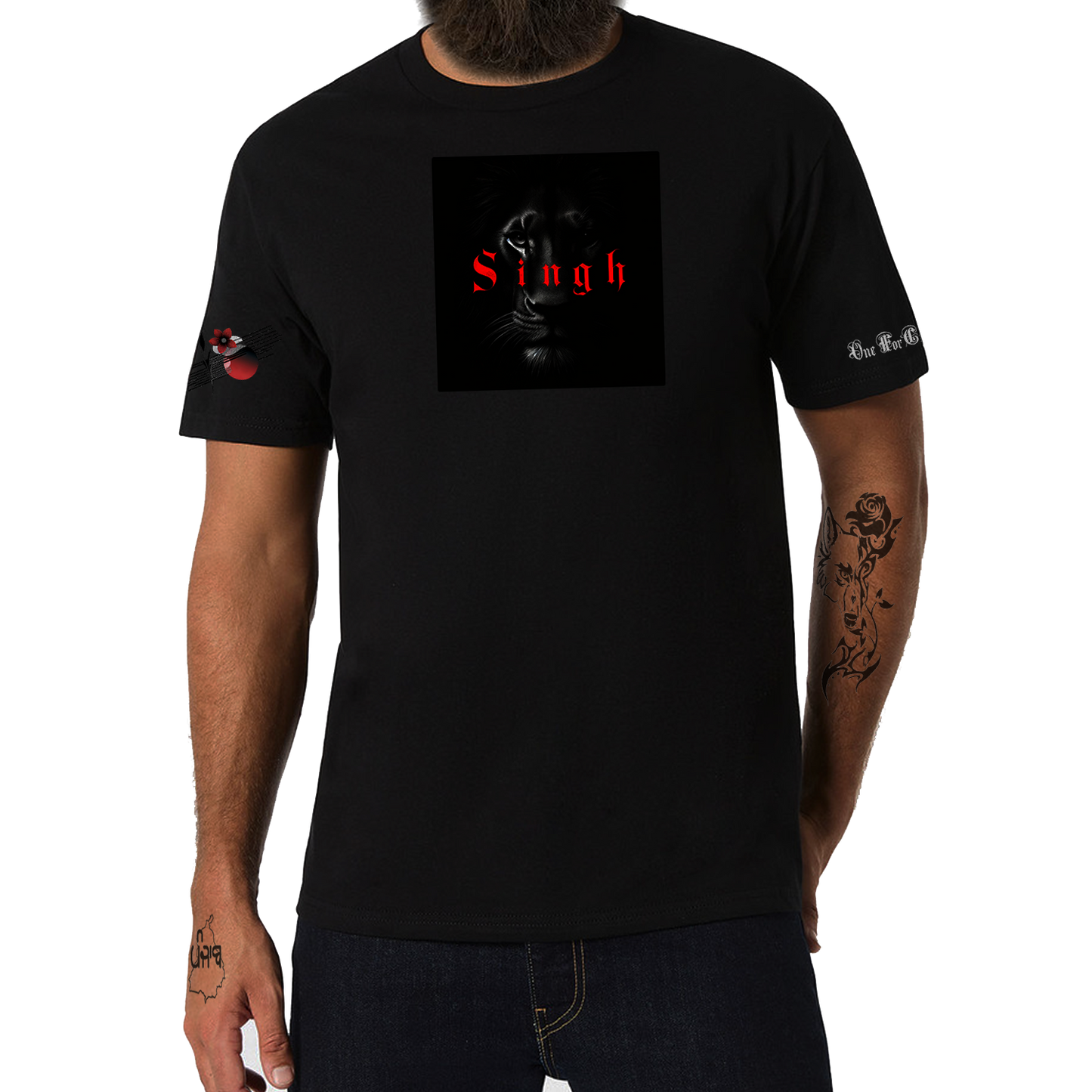 Uncage Singh Strength: Punjabi Warrior Tee